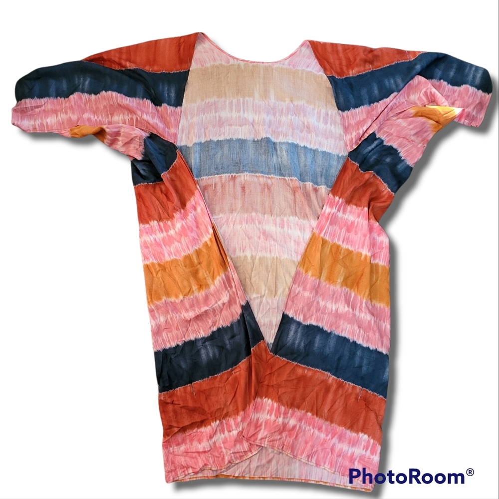 COVER UP MID SPLIT SLEEVE MULTI-COLOR ONE SIZE UP TO XL